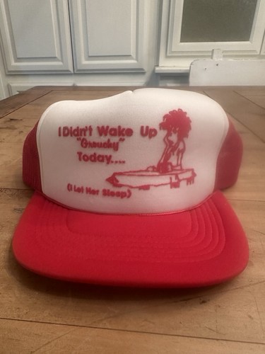 VTG "I Didn't Wake Up Grouchy This Morning, I Let Her Sleep!" Snapback Hat