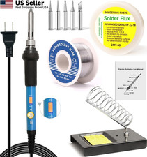 LDK 60W Soldering Iron Kit, Adjustable Temperature Electric 11-in-1