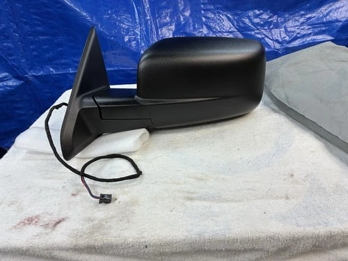 2018 Ram Driver Side Mirror OEM Factory Black 1500