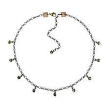 Konplott Kette Collier Tutui Collection grün peridot silber