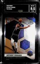 2020-21 Mosaic #201 Anthony Edwards Rookie RC Minnesota Timberwolves Graded GMA