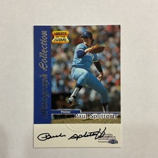 Fleer 1999 SI Greats of the Game Autographs Paul Splittorff Auto Royals