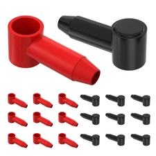 20pcs Battery Terminal Cover Silicone Battery Terminal Protector Boot for 10