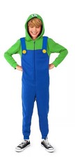 OppoSuits Luigi One-Piece Suit Costume - Kids size 10-12