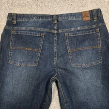 Prana Axiom Jeans Mens 38x34 Blue straight relaxed stretch