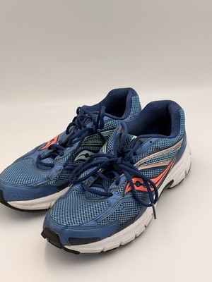 Saucony Women's Grid Cohesion 9 Blue Coral Running Shoes Size 8.5 S15262-2 Low