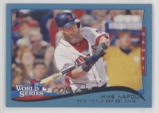 2014 Topps World Series Highlights Wal-Mart Blue Mike Napoli #22 1h31
