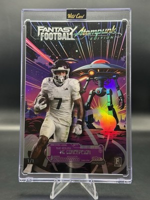 2026 Wild Card Fantasy Football Atompunk Mammoth KC Concepcion 1/1 RC Browns WR