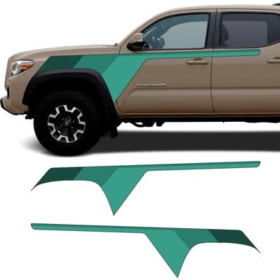 Pegatinas franjas laterales diagonales Toyota Tacoma