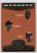 2004 Donruss Throwback Threads Dynasty Frank Robinson Brooks Jim Palmer HOF 1o4y