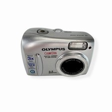 Olympus Digital Camera Camedia D-535 Zoom 3.2MP Silver Tested READ