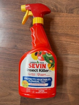 Garden Tech SEVIN Insect Killer Spray Protects Vegetables & Flowers 1 quart  | eBay