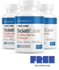 3 Pack SciatiEase Labs Sciati Ease Sciatic Nerve Formula 120 Cap NEW  Exp 2027 