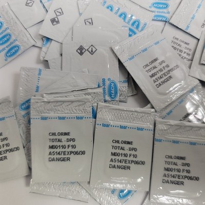  Hach DPD Total Chlorine Reagent Powder Pillows 10mL Pack of 100
