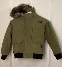 The North Face Jacket Kids Boys Size XS/6 Green Gotham Waterproof 550 Down