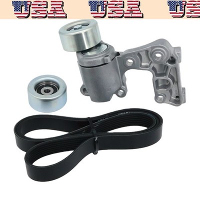 Serpentine Belt Drive Tensioner Kit Fits Toyota Avalon Camry Highlander Lexus US