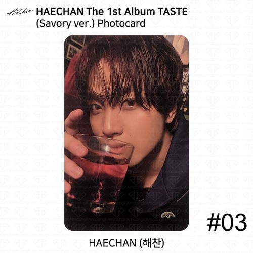 HAECHAN Das 1. Album GESCHMACK Bohnenkraut/Vollaufstrich/Blechetui ver. Offizielle Fotokarte - Bild 23 von 39