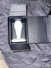 NEW Normcore 58.5mm Espresso Coffee Tamper V4 Spring Loaded Tamper White