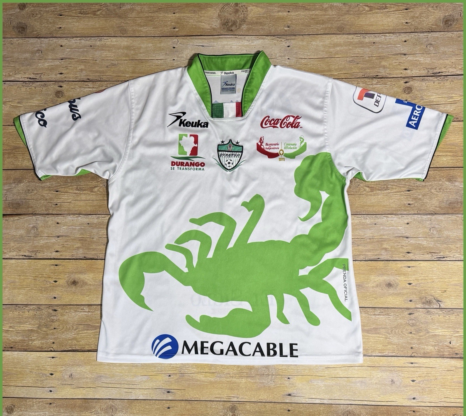 Vintage Alacranes de Durango Jersey 2009–2010 Keuka Medium Mexico Shirt Camiseta