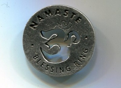 Namaste Blessing Ring Charm Handcrafted