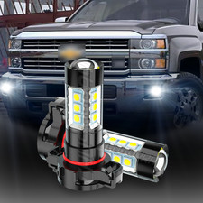 5202 H16 LED Fog Light Bulb For Chevy Silverado 1500 2007-2015 White 6000K 30W