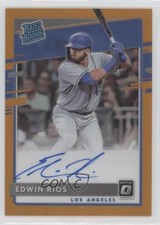 2020 Panini Donruss Optic Orange Prizm 51/99 Edwin Rios #RRS-ER Auto 07qr