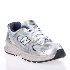 New Balance 530 Scarpe da Donna e Ragazzo Retro Running Grigio Silver Bianco 40
