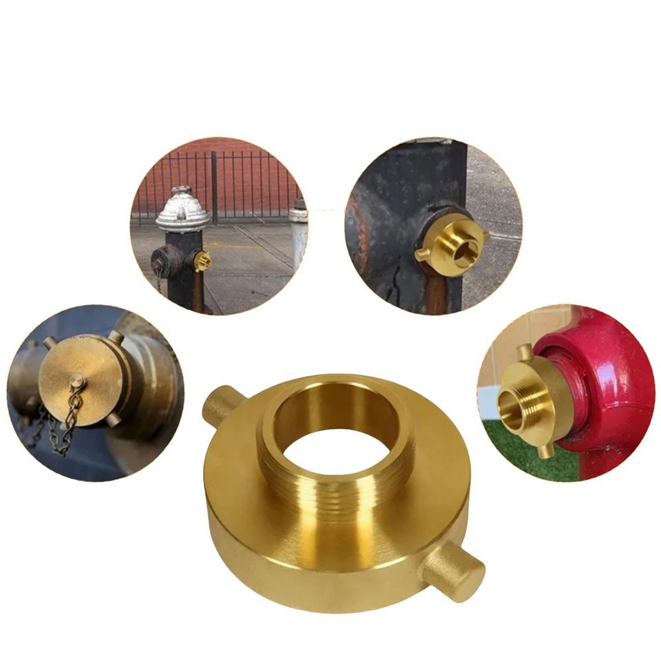 Fire Safety Brass Hose Adapter Fire Hose Compatibility Long-lasting ...