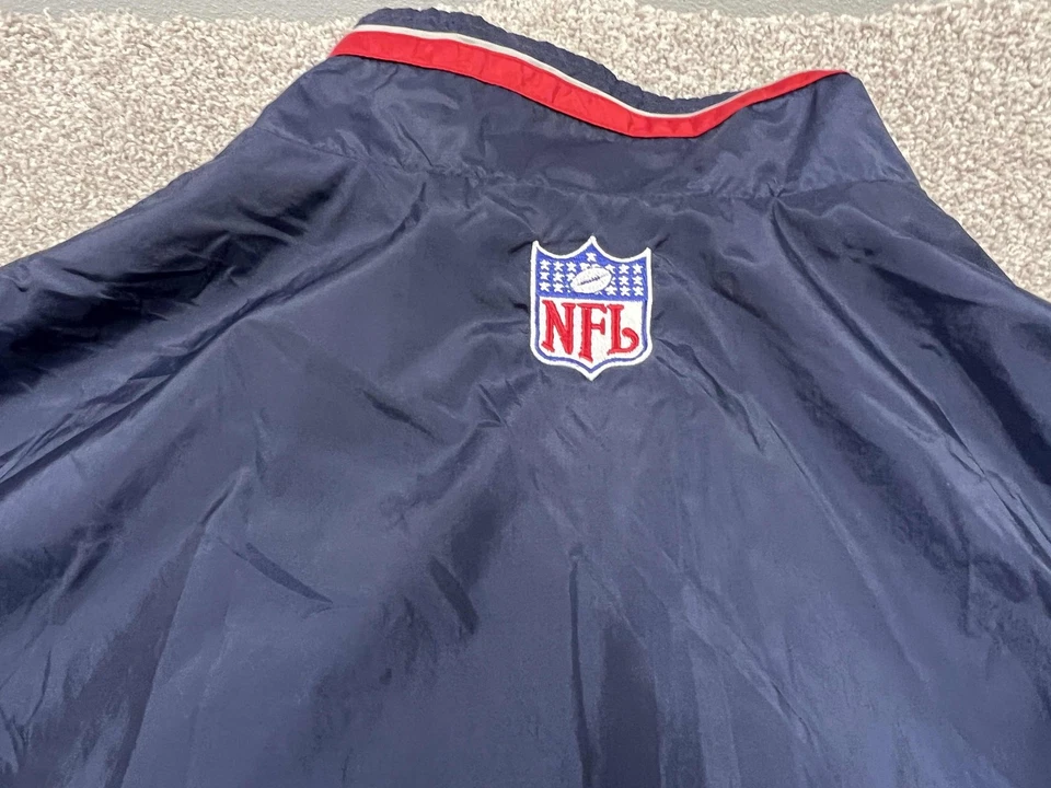 Chaqueta Pullover DE COLECCIÓN New England Patriots Para Hombre Grande NFL Fútbol Adidas Foto 3 de 4