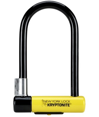 KRYPTONITE : NEW YORK LOCK STANDARD : BLACK/YELLOW : 4IN  X 8IN