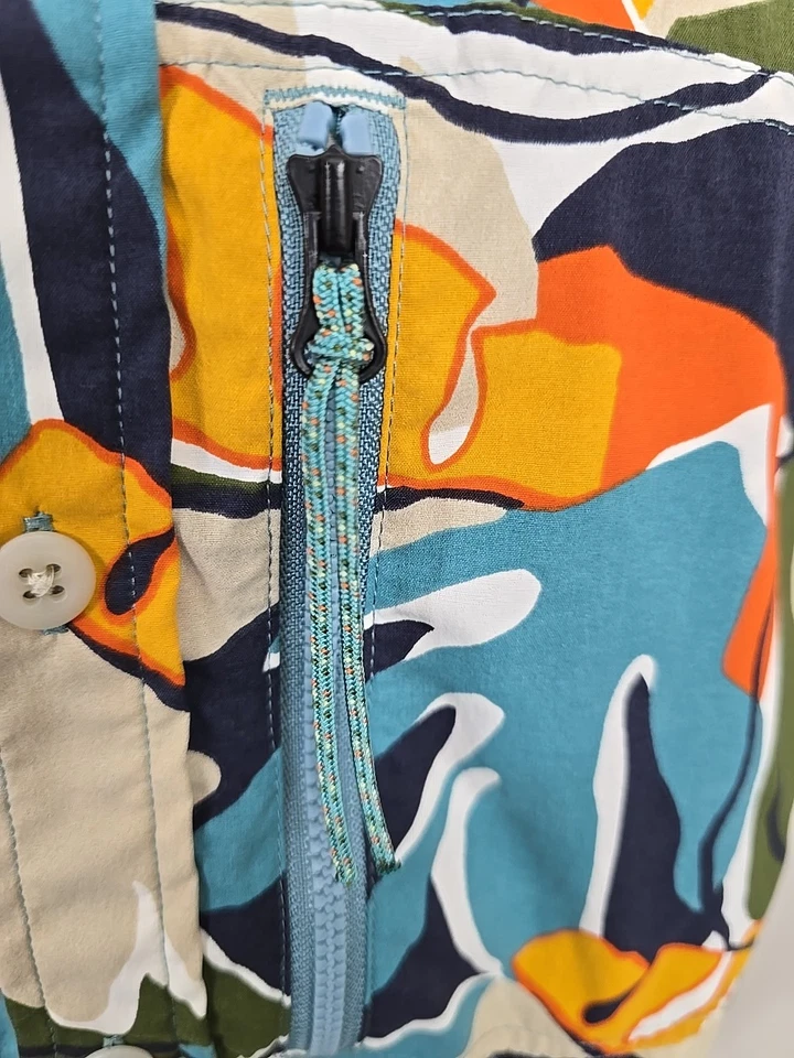 Camisa Hawaiana REI Cooperativa Trailmade Manga Corta Abotonada XL Vacaciones Senderismo Foto 2 de 4