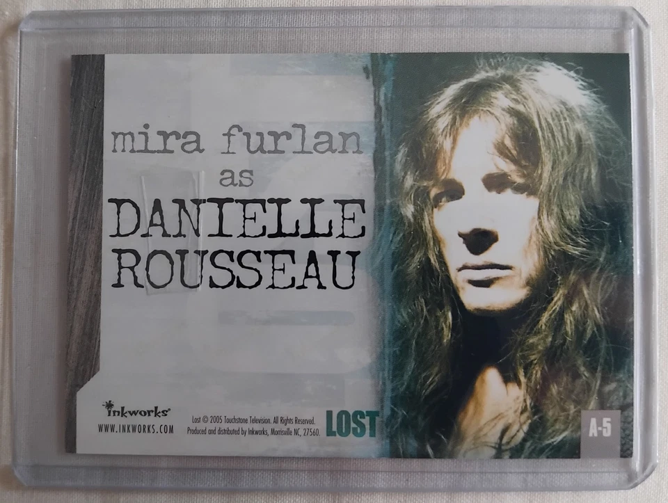 Mira Furlan Lost Babylon 5 autograph trading card Inkworks 2005 - Image 2 of 2