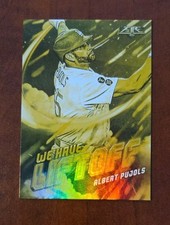 2021 Topps Fire #WHL-16 Albert Pujols We Have Liftoff Gold Minted