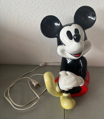 Vintage Schmid Collectibles Disney 13'' Mickey Mouse Music Box and Nightlight 13''