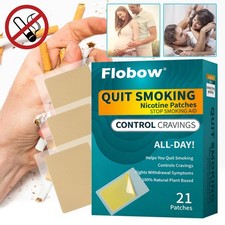 Quit Smoking Nicotine Patches, 21Patches, 21mg Step 1 Stop Smoking Aids Patches