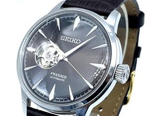 SEIKO PRESAGE Automatic Watch Open heart Brown Dial 40mm New Band 4R38-01N0