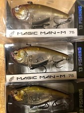 13 Fishing Magic Man 75 3/4oz (Lot of 3)Olive Crush