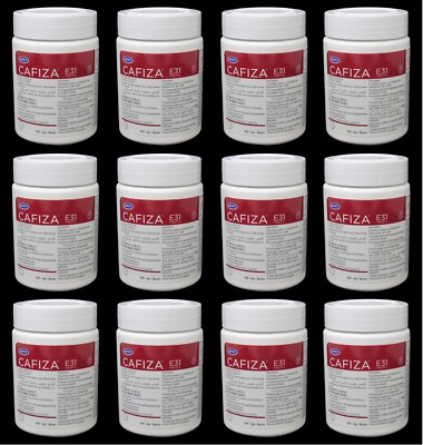 NEW 12-PACK x 100 Tablets Urnex Cafiza E31 Commercial Espresso Machine Cleaning