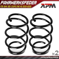 2x Federn Fahrwerksfeder Federung Vorderachse für BMW 3er Coupe E46 M3 2000-2006