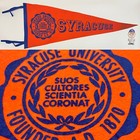 1970’s Syracuse Orange Orangemen Saltine Warriors University Pennant 11x27 — photo 1