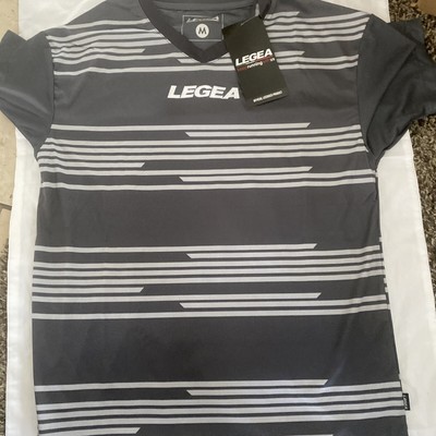 Soccer Jersey Legea Maglia Ankara Turkey New Size Medium Dark Grey/Black M1131