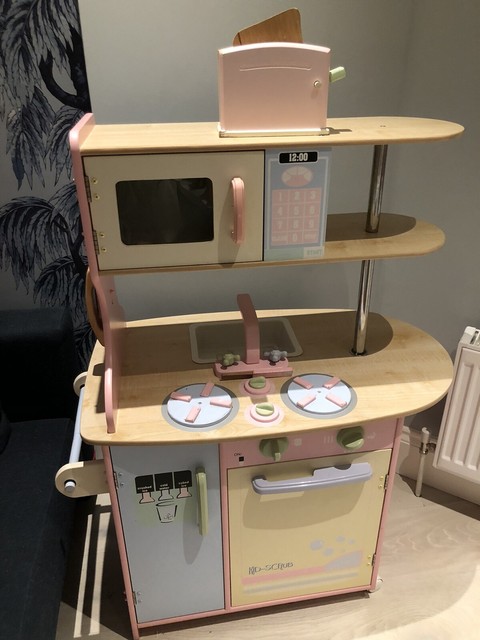 Early Learning Centre 139155 Wooden Diner Kitchen Red For Sale Ebay