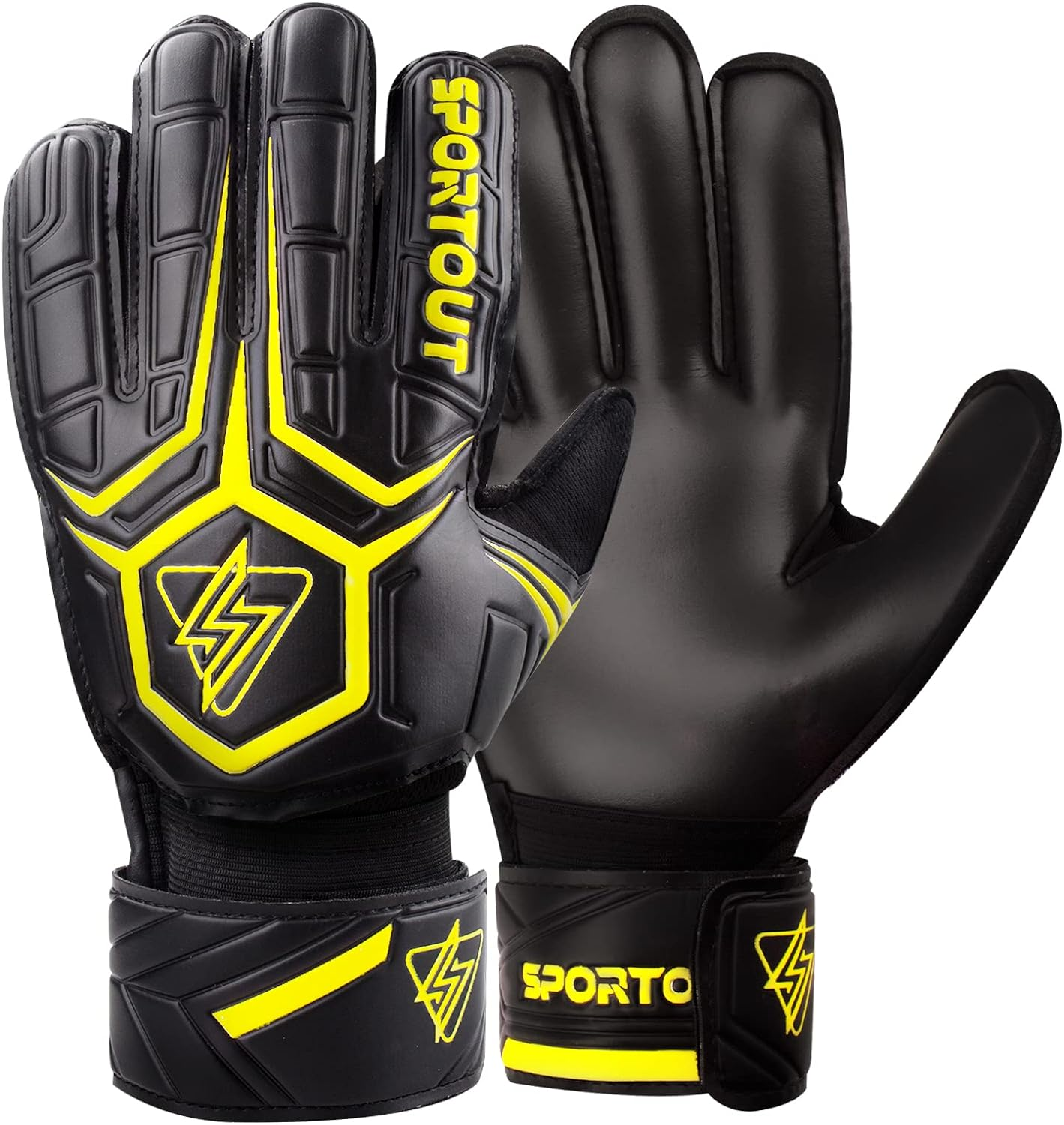 Kids Soccer Goalkeeper Gloves Size 10 for Youth Football