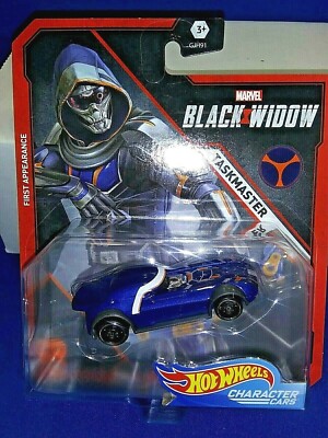 HOT WHEELS MARVEL BLACK WIDOW TASKMASTER CHARACTER CAR 1:64 SCALE MATTEL NEW
