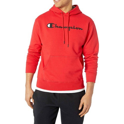 Champion Graphic Powerblend Fleece Pullover Hoodie Mens Style : Gf89h | eBay