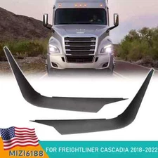 Black Door Mirror Arm Cover Pair For 2018-2023 Freightliner Cascadia LH+RH Side
