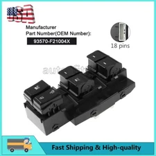 Front Driver Side Master Window Switch 93570-F2100 For Hyundai Elantra 2017-2021