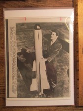 Vintage Publicity Press Photo 1955 US Airforce Falcon Guided Missile