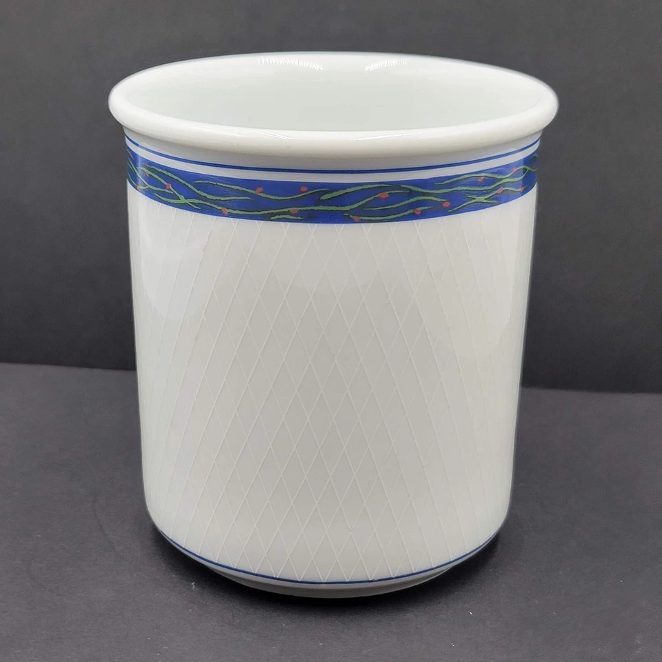 Taza de café de porcelana vintage Dansk NUEVA SCANDIA azul blanco retirada EXC Portugal Foto 3 de 4