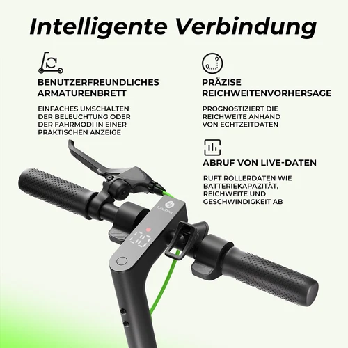 Elektro Scooter mit Straßenzulassung E-Scooter 350W Elektroroller ABE Bis 30KM - Bild 2 von 12
